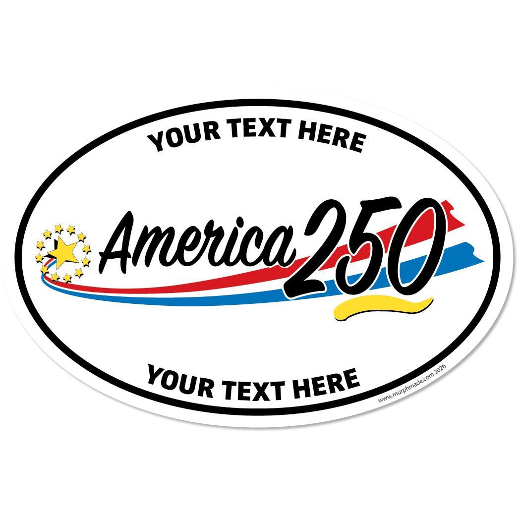 Customized — USA 250th Oval Decal 6X4.5″ - Image 4
