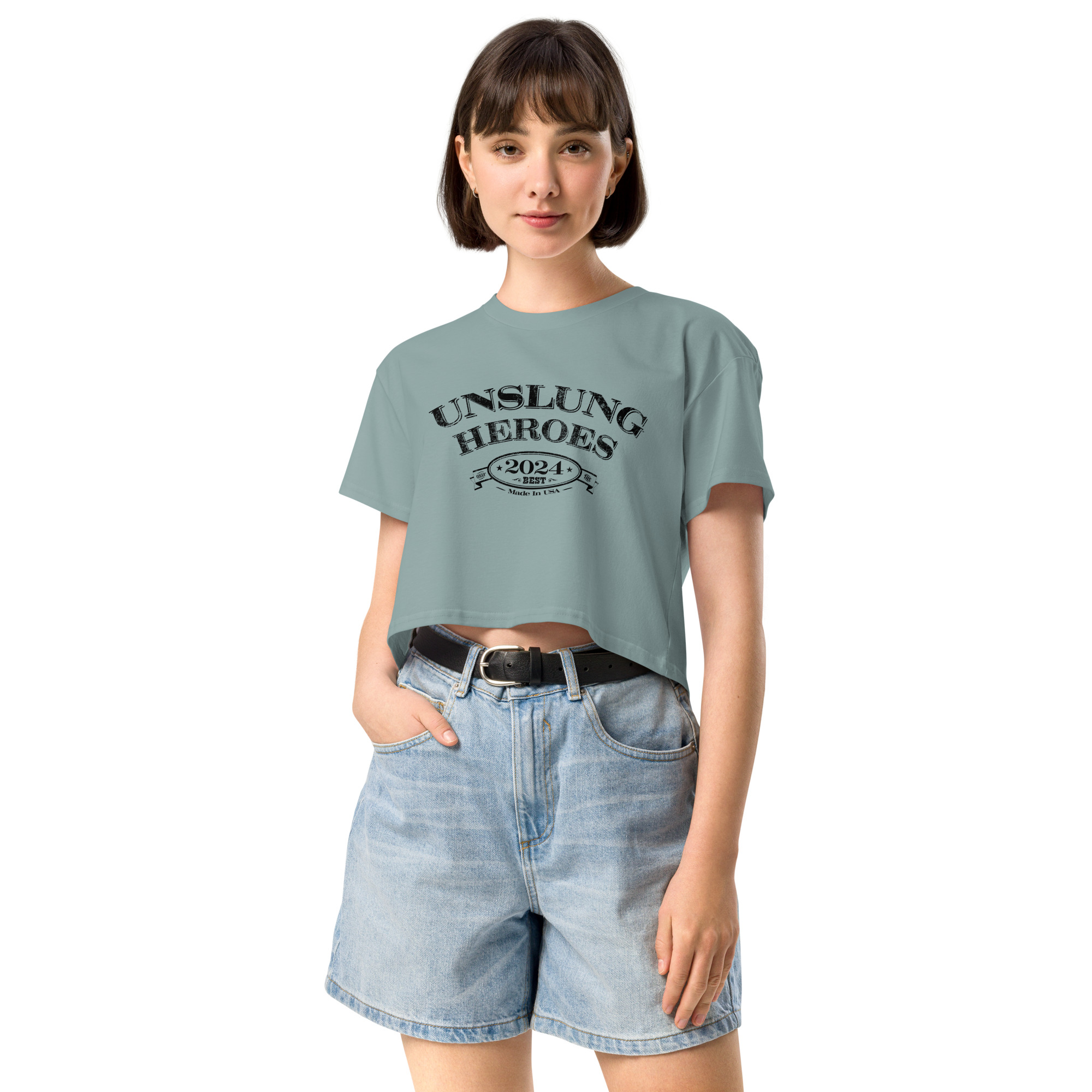 UnSlung Heroes — Women’s crop top - Image 11